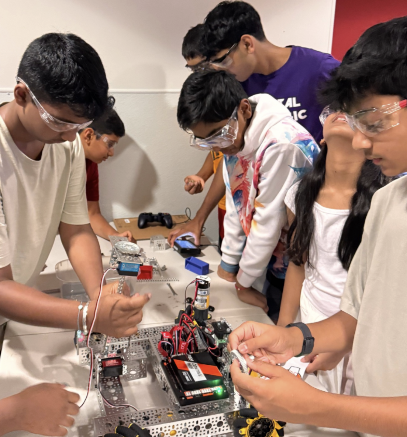 Curie summer camp robotics showcase